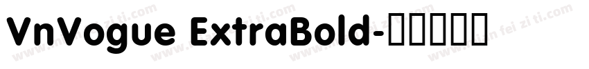 VnVogue ExtraBold字体转换
